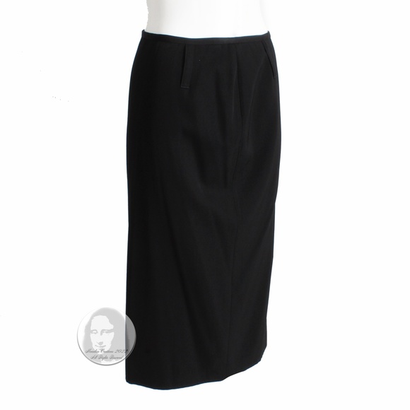 Jean Paul Gaultier Skirt Femme Label Black Chunky Zip Pencil Style US 8 - Picture 2 of 8